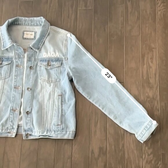 GAGA Lady Gaga Joanne Tour Limited Edition Jean Jacket   *Kids XL Size* - Picture 8 of 14